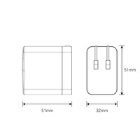 Chargeur de téléphone portable 65W au nitrure de gallium, protocole PD30, charge rapide compatible avec les tablettes et les ordinateurs portables, modèle GP652CA, fabricant