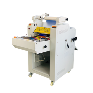 시트 스태커가있는 자동 공급 350mm 롤 라미네이팅 포일 라미네이션 기계 - Product Image 1