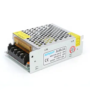 12 V 5a 60w ac to dc 110v/220v switching power supply cctv led with ce rohs ap power supply
