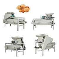 Machine à décortiquer les noix à faible taux de casse, machine à peler les amandes, décortiqueuse de noix, casse-noix et machine de séparation pour amandes