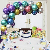 Ballons en Latex de 10 et 12 Pouces (50 Pièces) Ama Zon Factory pour Fête, Mariage, Noël, Anniversaire et Rentrée Scolaire