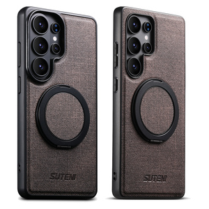 Étui magnétique <span class=keywords><strong>pour</strong></span> Samsung Galaxy S26 S25 S24 S23 Ultra <span class=keywords><strong>avec</strong></span> protection à 360° °   <span class=keywords><strong>Coque</strong></span> de téléphone <span class=keywords><strong>avec</strong></span> béquille, protection arrière, <span class=keywords><strong>en</strong></span> <span class=keywords><strong>cuir</strong></span> effet jean - Product Image 1
