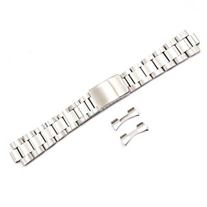 Correa de reloj de lujo de dos tonos de acero inoxidable 316L de 20mm, estilo antiguo para pulsera <span class=keywords><strong>Oyster</strong></span> con extremo curvo hueco para Rolex - Product Image 5