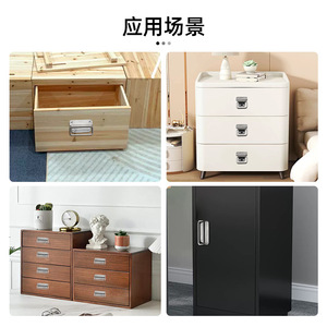 Poignée de tiroir pliable en acier inoxydable 304, boucle solide, durable - Product Image 5