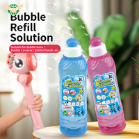 Solution à bulles pré-mélangée non toxique, iridescente, recharge de 12 petits flacons