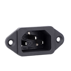 C14 nam chuyển đổi điện cầu chì ổ cắm 3-pin công nghiệp mở rộng ổ cắm Brass nhựa 16A UK US EU AU South Africa CN - Product Image 5