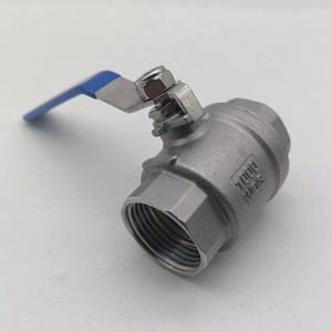 Vannes à boisseau sphérique manuelles en acier inoxydable 2PC avec filetage NPT femelle, OEM, pour contrôle haute température eau, huile, gaz, marche/arrêt, pour applications industrielles - Product Image 1