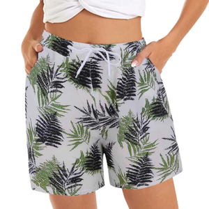 Nouveauté Shorts à taille élastique confortables imprimés personnalisés pour femmes Nouveau design Meilleure qualité Shorts imprimés pour femmes Pantalon - Product Image 6