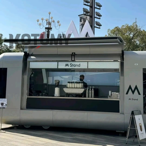 Nouvelle remorque de camion de restauration mobile, équipement de restauration rapide - Café, glace, hot-dogs, design populaire pour la rue, camion de café mobile - Product Image 1