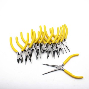 Mini <b>Pliers</b> 5 Inch High Carbon Steel Angled Top Cutters For DIY Jewelry Making <b>Tools</b> Equipment - Product Image 1
