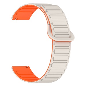 Bracelet de montre sport en silicone magnétique 18 mm / 20 mm / 22 mm pour <span class=keywords><strong>Garmin</strong></span> <span class=keywords><strong>Forerunner</strong></span> 55 158 165 168 <span class=keywords><strong>245</strong></span> 255 265S <span class=keywords><strong>Vivoactive</strong></span> 3/<span class=keywords><strong>4</strong></span>/5/6 - Product Image 1