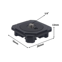 Nouvelle plaque de dégagement rapide de caméra améliorée griffe de serrage plaque de dégagement rapide pour trépied Arca 38mm support de moniteur DSLR