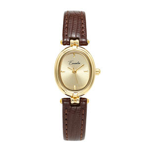 Reloj de Mujer Cuadrado Retro, Diseño Artístico y Simple, Correa de Cuero Pequeña y Elegante, Reloj de Cuarzo - Product Image 5