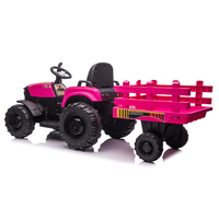 Tracteur jouet électrique 12V pour enfants, voiture porteur avec batterie, lumières et musique, pas cher, vente en gros