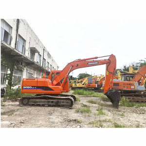 Excavatrice hydraulique d'occasion Doosan DH150LC-7, poids en marche 15 tonnes, poids de la machine 14000 kg, moteur Doosan, engrenages à faible entretien - Product Image 3