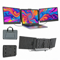 Écran portable S2 1080P 14 pouces FHD, extension d'écran pour ordinateur portable, triple moniteur, interface USB-C pour Mac, Win, Chrome, PS5