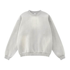 เสื้อสเวตเตอร์ของผู้ชายผ้าบาติกผ้าฝ้ายคอตตอน100% 332น้ำหนักมาก GSM French Terry - Product Image 3