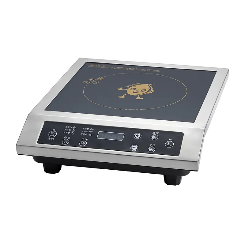 Chinese made cheap price stainless steel flat panel kitchen equipment commercial induction cooker electric stove for restaurant