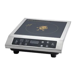 中国制造低价不锈钢平板厨房设备商用电磁炉餐厅电炉