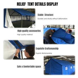 Carpa de Emergencia Impermeable de Montaje Rápido, Material Oxford Resistente, para Todo Clima, Refugio de Emergencia para 35 Personas - Product Image 5