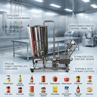 Pompe émulsifiante automatique à cisaillement élevé, homogénéisateur de détergent liquide, mélangeur avec capacité de broyage pour applications chimiques SUS316L