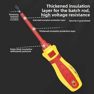 Jeu de <span class=keywords><strong>tournevis</strong></span> isolés de 13 pièces, comprenant des <span class=keywords><strong>tournevis</strong></span> cruciformes et plats, résistants aux hautes tensions, pour électriciens - Product Image 3