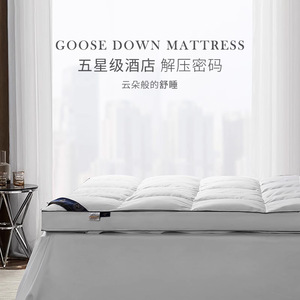 Hilton Careseen <b>Down</b> Mattress Pad 9Cm Soft Foldable Hotel Use Protective Topper - Product Image 2