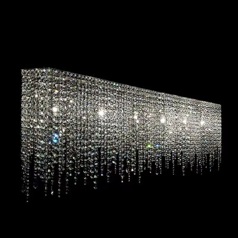 Modern designer led glass crystal dining room decorative chandelier ceiling pendant lighting