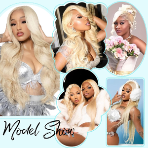 XBL Procesamiento el mismo día 613 Paquetes rusos Rubio crudo 10-30 "Onda del cuerpo Paquete de rizos birmanos Cabello ondulado para profesionales - Product Image 5