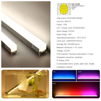 Programmable couleur SPI DMX numérique Pixel LED linéaire RGB Disco barre lumineuse SMD5050 adressable rondelles murales