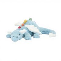 Peluche Dragon Super Douce Série Sky Dragon Rembourrage Coton PP Costumes Humoristiques Compagnon Réconfortant Cadeau 50cm Anti-Stress