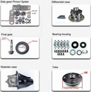 Arka diferansiyel parçaları aksesuarları yan Final dişli pinyon örümcek geciktirici kılıf boyunduruğu ile Toyota hiace H200 için Fit - Product Image 2