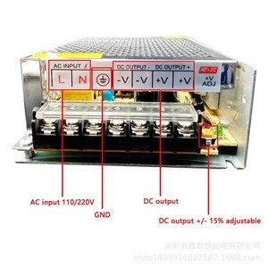 ไดรเวอร์ LED แบบสวิตชิ่งพาวเวอร์ซัพพลาย 110V 220V เป็น 12V 24V กล่องอะลูมิเนียมสำหรับไฟ LED - Product Image 1