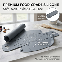 Boîte à pain pliable en silicone, moule à pain antiadhésif, tapis de cuisson, outils de pâtisserie pour gâteaux, pain de mie et four