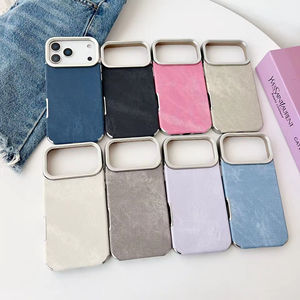 Funda para iPhone 17 Pro Max, 16, 15 Pro con Diseño Retro de Mezclilla, Electrochapado y Orificios Grandes, Estilo Moderno - Product Image 4