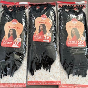 Parrucche per acconciature africane: Fornitore di capelli ricci afro kinky pre-separati 3X, 150g, effetto naturale per twist, locs, trecce ed extension - Product Image 3