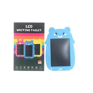 New Arrival Drawing Toys LCD Color Writing Tablet Board Blue Bear Shape LCD Drawing Tablet Board Toys