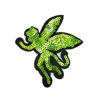 Patchs en tissu appliques à paillettes thermocollantes écologiques avec design personnalisé pour vêtements, sacs, chaussures et décoration intérieure