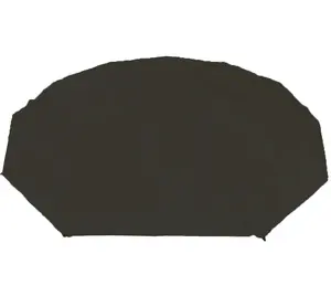 DANCHEL OUTDOOR Black Footprint Round Tarps for Waterproof Canvas Bell Tent Camping, Durable Groundsheet for Yurt Glamping Tents