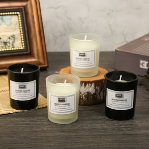 Tarro de cristal con fragancia de aroma de lujo OEM para Soja Kaars/Vela De Soja/Candelas Diwali vacaciones meditación velas perfumadas personalizadas - Product Image 5