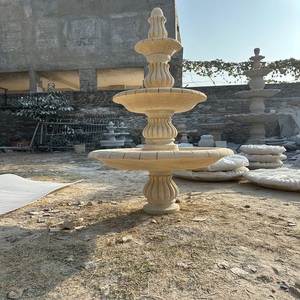 Fontaine d'eau en marbre de haute qualité Style fantaisie belle conception fontaines décoratives à bon prix - Product Image 3