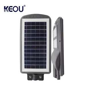 KEOU energy saving IP65 waterproof outdoor 60w solar street lighting smart working system price