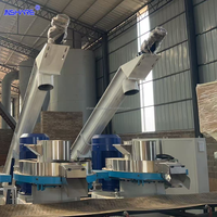 Machine à granulés de biomasse robuste à alimentation directe d'usine pour sciure de bois, paille, coques de riz, ligne de production industrielle 3-4t/h