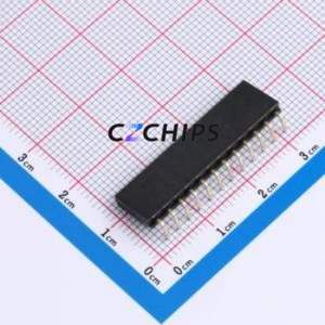 HC-PM254-8.5H-1x12PW Pin Socket Bent Lead Through Hole,P=2.54mm Connector 1x12P 2.54mm Square Hole Right Angle Insert - Product Image 2