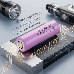 Baisiyu <span class=keywords><strong>INR18650</strong></span> 35E 3500mAh 3.7V Batterie lithium-ion haute capacité 10A à décharge rapide, cellule rechargeable pour vélos électriques et outils électriques - Product Image 4