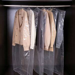 Clothing Dust Cover Rectangle Hook Type Transparent Garment Protector For Wardrobe Bedroom Storage - Product Image 1