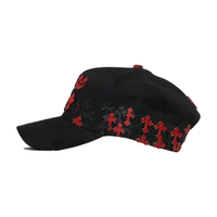 Casquette de baseball brodée de qualité supérieure OEM, Gorras Barbas originales, chapeaux personnalisés avec logo, casquette sport 5 panneaux unisexe