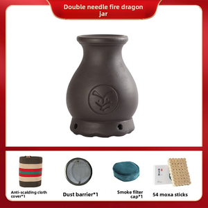 Pot de massage intégré <span class=keywords><strong>anti</strong></span>-brûlure Fire Dragon avec <span class=keywords><strong>pierre</strong></span> Bian et moxibustion – Équipement de massage et de moxibustion - Product Image 5