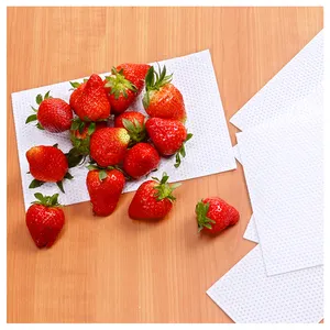 For Supermarket Supply Absorbent Paper Soaker Adsorption Pad High Absorbency Water Absorbent Fruit Pad Meating