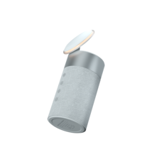Haut-parleur Bluetooth portable populaire 2025, polyvalent 3-en-1 avec veilleuse, chargeur magnétique et super basses, gadgets électroniques